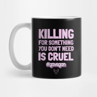 Animal Cruelty Free? Go Vegan! Mug